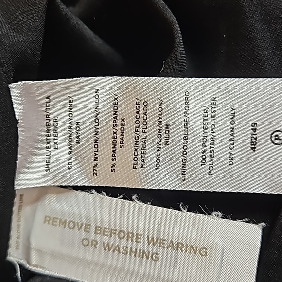 Ann Taylor Black Velvet Detail Leopard Print Pencil Skirt Size 6 - Picture 4 of 4